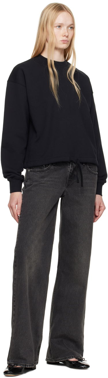 Пуловер MAISON KITSUNÉ Maison Kitsuné Baby Fox Patch Drawstring Sweatshirt Черно | OW00302KM0325, 3