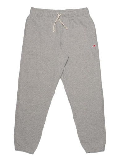 Спортни панталони New Balance Made in USA Sweatpant Сиво | MP21547_AG