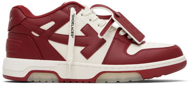 Кецове и обувки Off-White Out Of Office Calf Leather Бургунди | OWIA259F25LEA0020326, 0