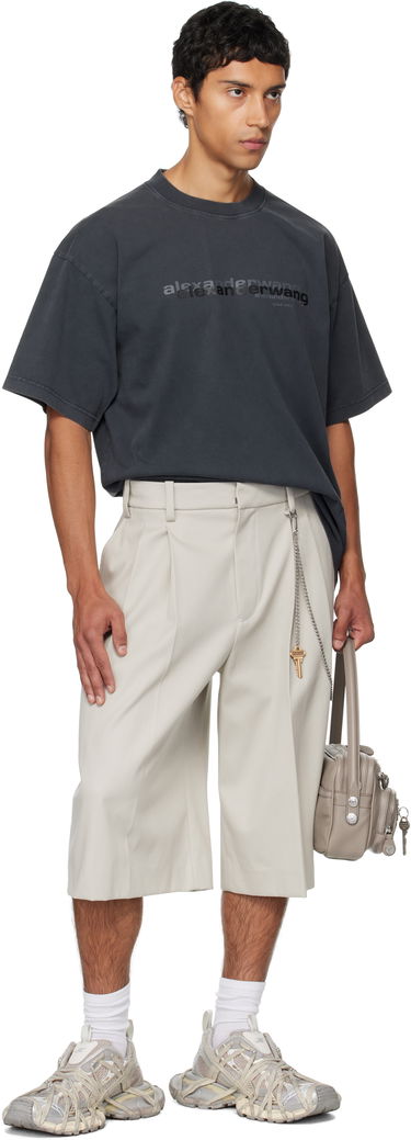 Тениска Alexander Wang Alexander Wang Short Sleeve T-Shirt Сиво | UCC3251847, 4