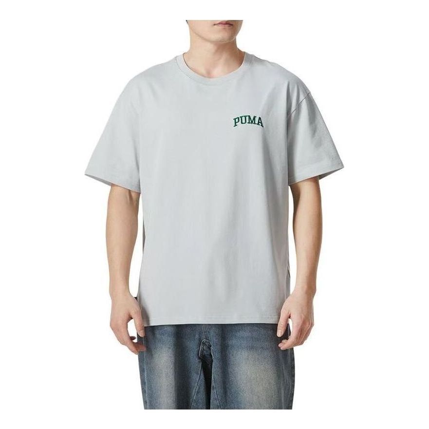 Тениска Puma Logo Graphic T-Shirt Сиво | 630352-10, 0