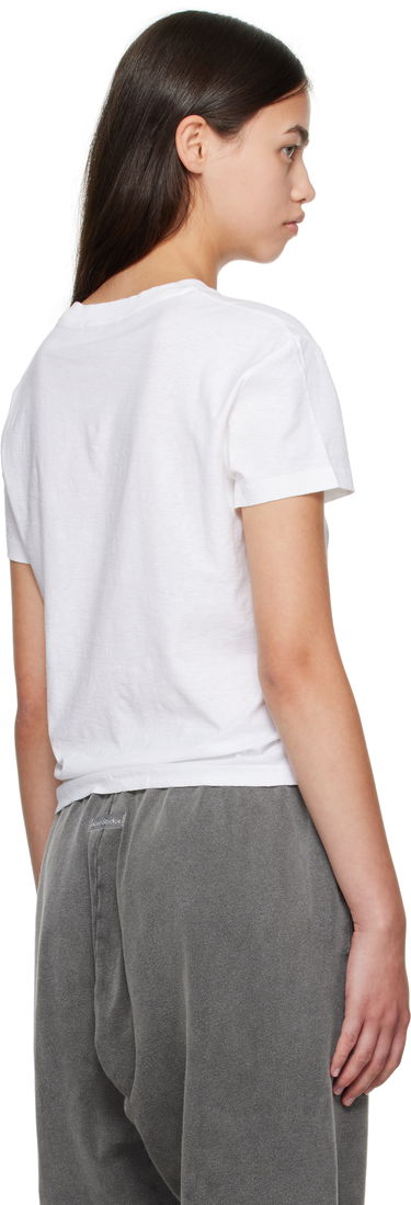 Тениска Acne Studios Acne Studios Logo T-Shirt Бяло | CL0397-, 2