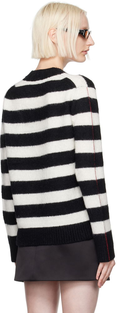 Пуловер Marc Jacobs Marc Jacobs Striped Brushed Logo Sweater Многоцветен | 2F4RTP061K07, 2