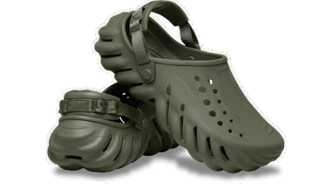 Кецове и обувки Crocs Echo Clogs Зелено | 207937-3J5, 1