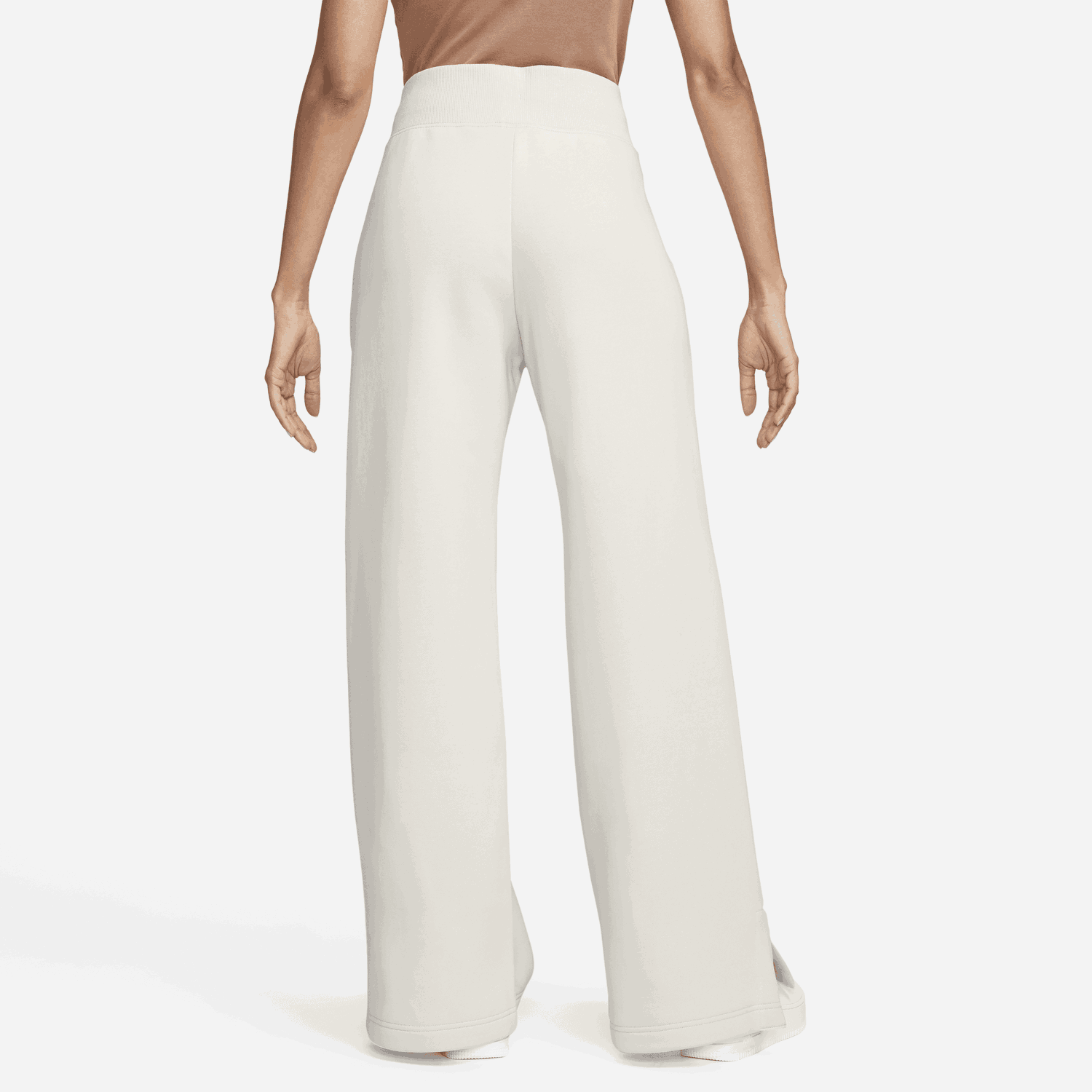Спортни панталони Nike Sportswear Phoenix Fleece High-Waisted Wide Leg Tracksuit Bottoms Бяло | DQ5615-104, 1