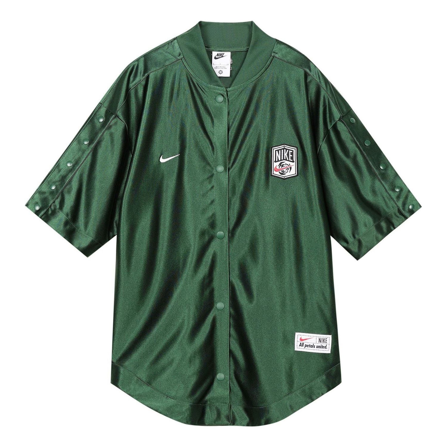 Риза Nike Sportswear Snap-Button Shirt Зелено | FQ0700-323, 0