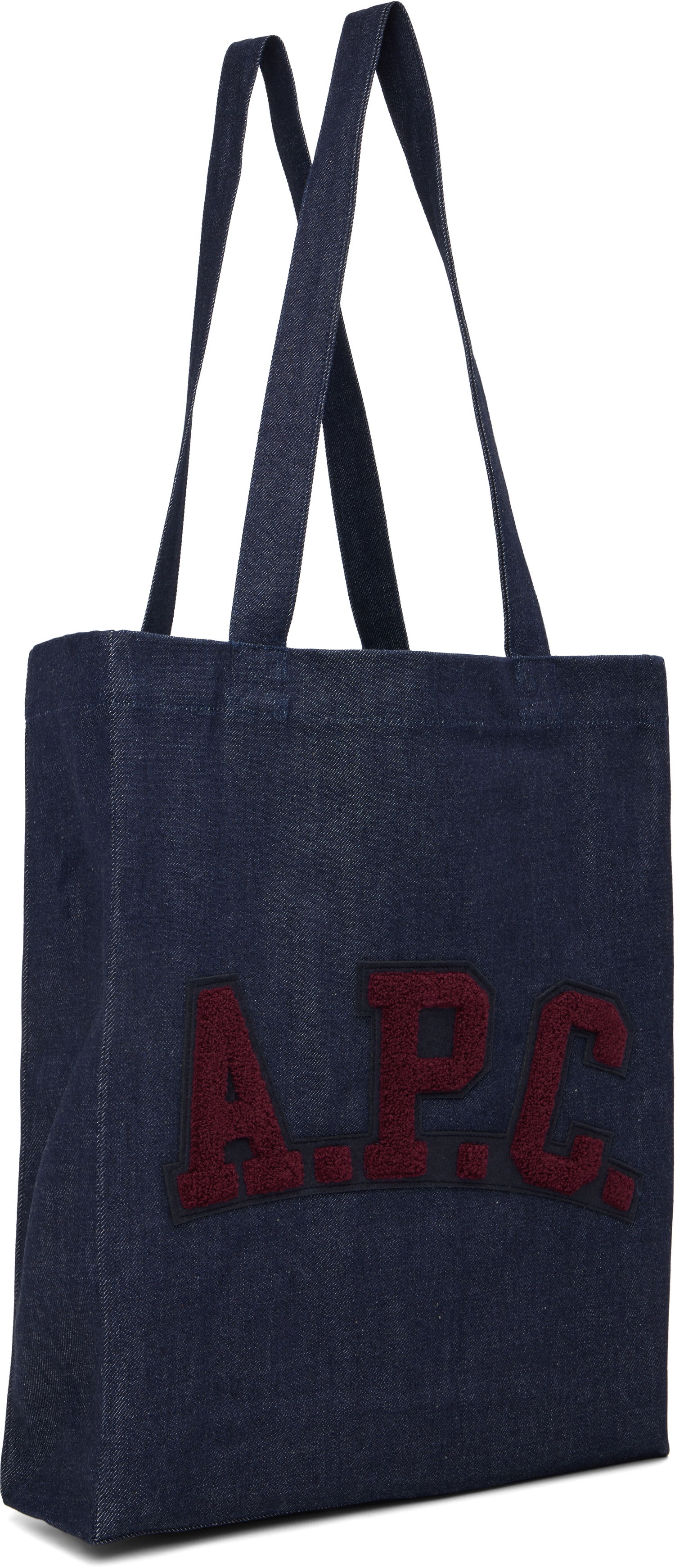 Голяма пазарска чанта A.P.C. A.P.C. Logo Patch Tote Bag Тъмно синьо | COHIZ-M67059, 1