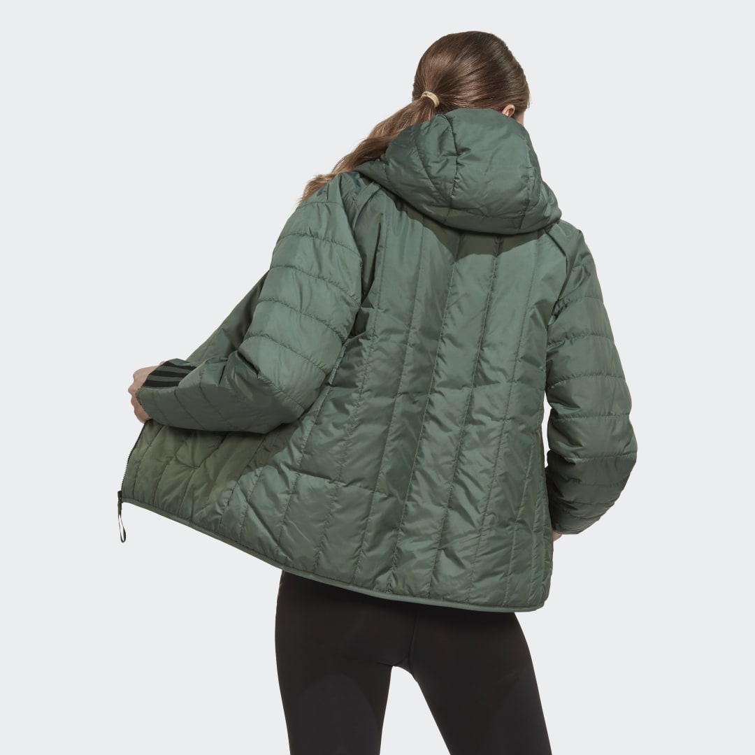 Яке adidas Originals Itavic 3-Stripes Light Hooded Jacket Зелено | HG8728, 1