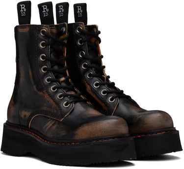 Облекло R13 R13 Single Stack Boots Черно | R13WS025-R01, 3