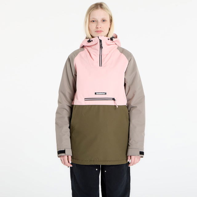 Fiora Color Block Hooded Anorak Jacket