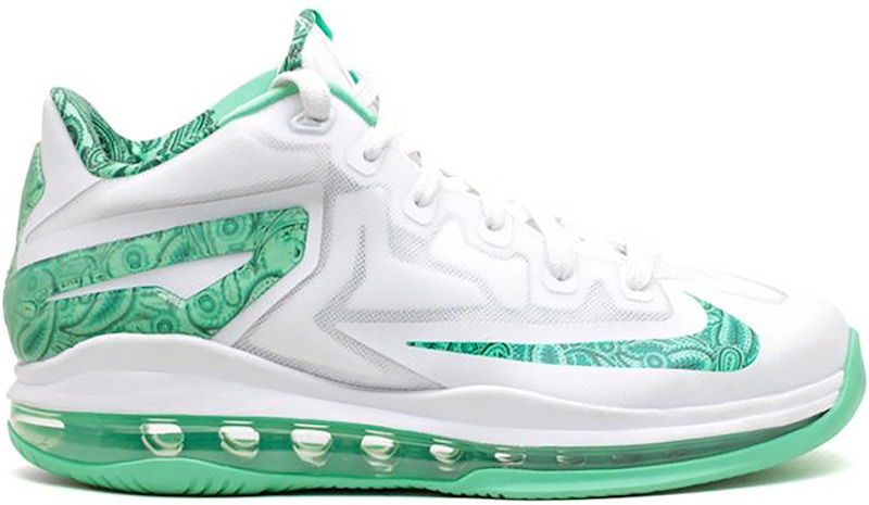 Кецове и обувки Nike LeBron 11 Low Easter Бяло | 644534-100