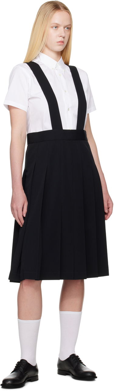 Пола Comme des Garçons Girl Pleated Pinafore Midi Skirt Черно | NZ-A007-051-1, 3