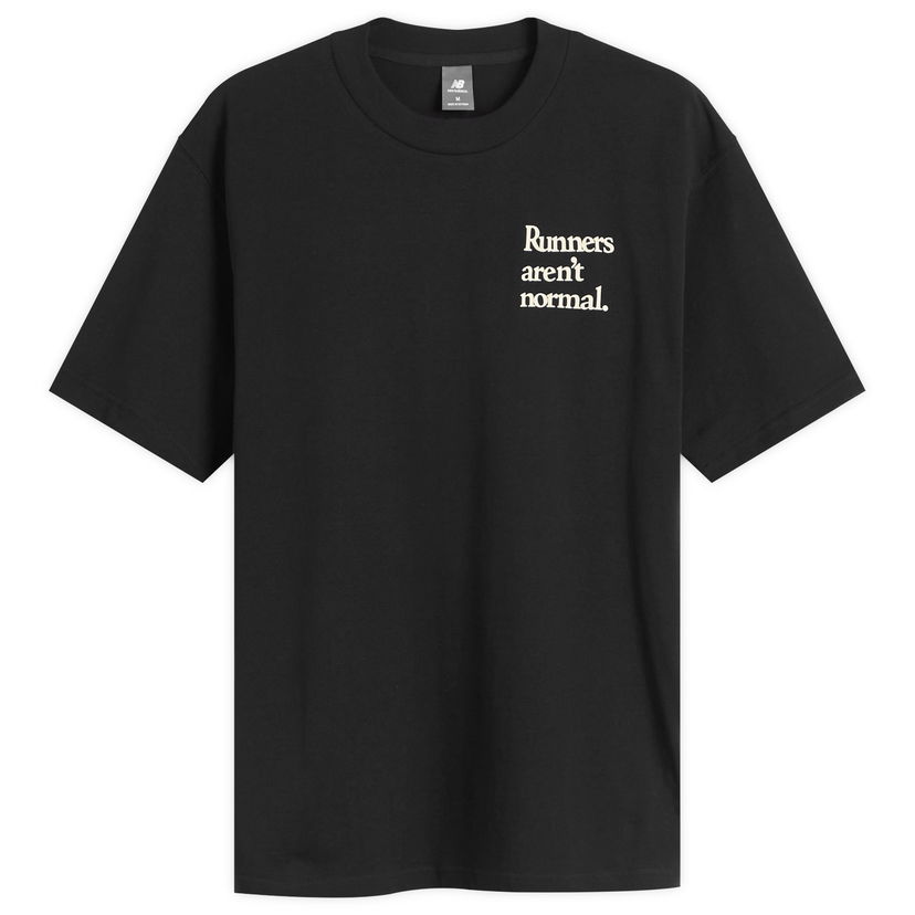 Тениска New Balance Runners Arent Normal T-Shirt Черно | MT53921-BK
