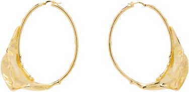 Обеци CHLOÉ 'The Chloé Flower Soul' Sculptural Hoop Earrings Металик | CH26SJE18PIN, 0