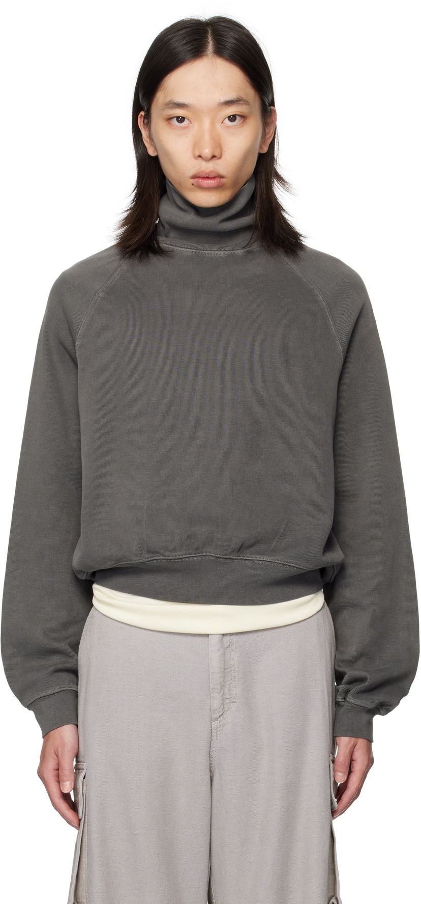 Пуловер OUR LEGACY Scholar Rollneck Turtleneck Сиво | M4256SW