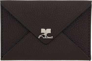 Портфейл Courrèges Grained Leather Card Holder Кафяво | 124GPM011CV0016, 0