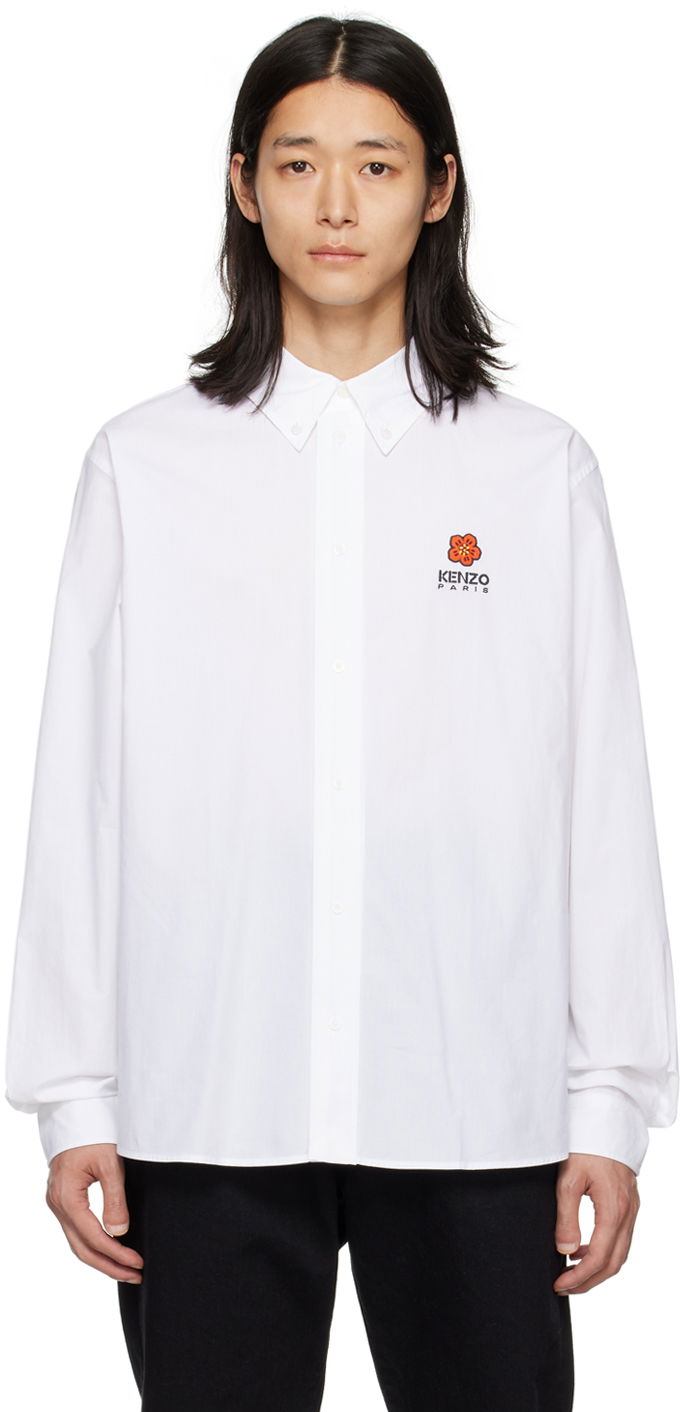 Риза KENZO Paris Boke Flower Бяло | FD55CH4109LH, 0