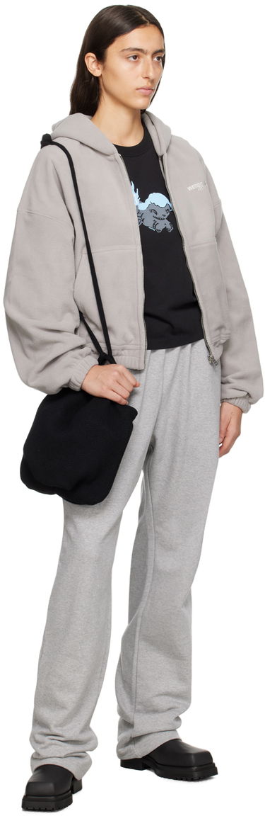Чанта през рамо We11done We11done Mini Touch Knit Shoulder Bag Черно | WD-AB3-23-481-U-BK, 3