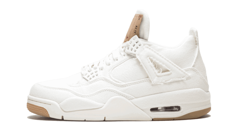 Кецове и обувки Jordan Levi's x Air Jordan 4 Retro ''White Denim'' Бяло | AO2571-100, 0