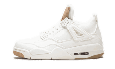 Кецове и обувки Jordan Levi's x Air Jordan 4 Retro ''White Denim'' Бяло | AO2571-100, 0