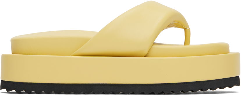 Облекло STAND STUDIO Stand Studio Eden Platform Flip-Flops Жълто | 66467-8250
