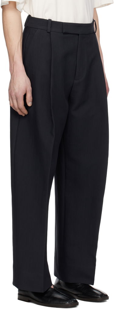 Панталони Studio Nicholson Studio Nicholson Pull Wool Trousers Черно | PULL SNM - 1278, 4