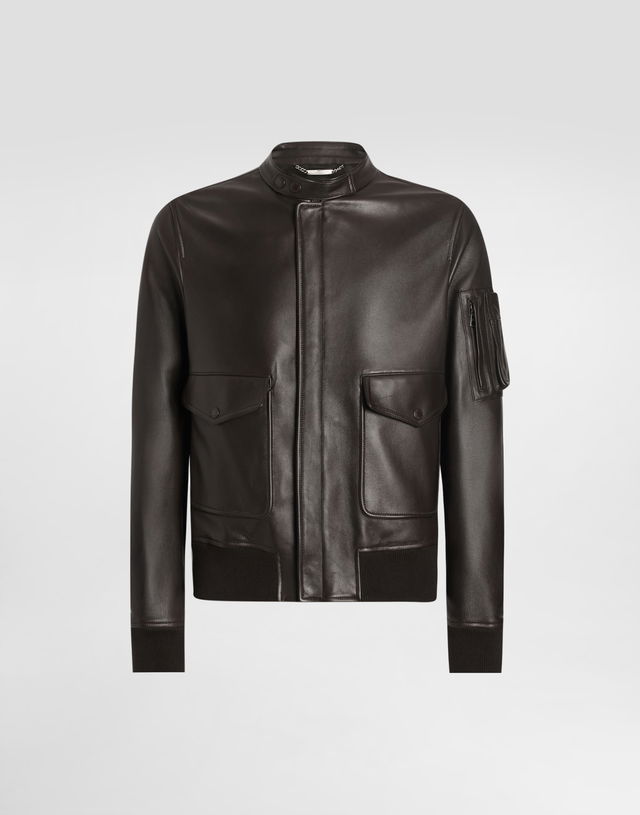 Dolce & Gabbana Lambskin Bomber Jacket