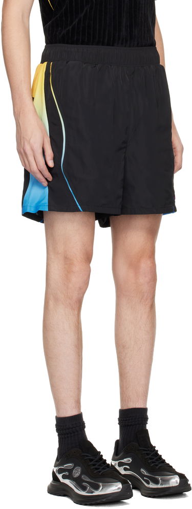 Къси панталони Casablanca Casablanca Gradient Football Shorts Черно | M-AW25-TR-348-01, 1
