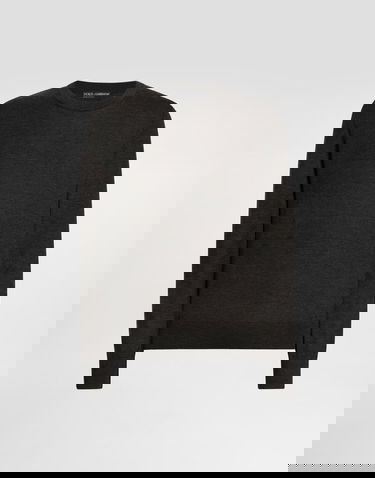 Пуловер Dolce & Gabbana Dolce & Gabbana Cashmere Pullover Сиво | GXX02TJBW05N1254, 2
