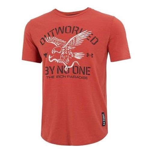 Тениска Under Armour Project Rock Outworked Graphic T-Shirt Червено | 1370490-635, 0
