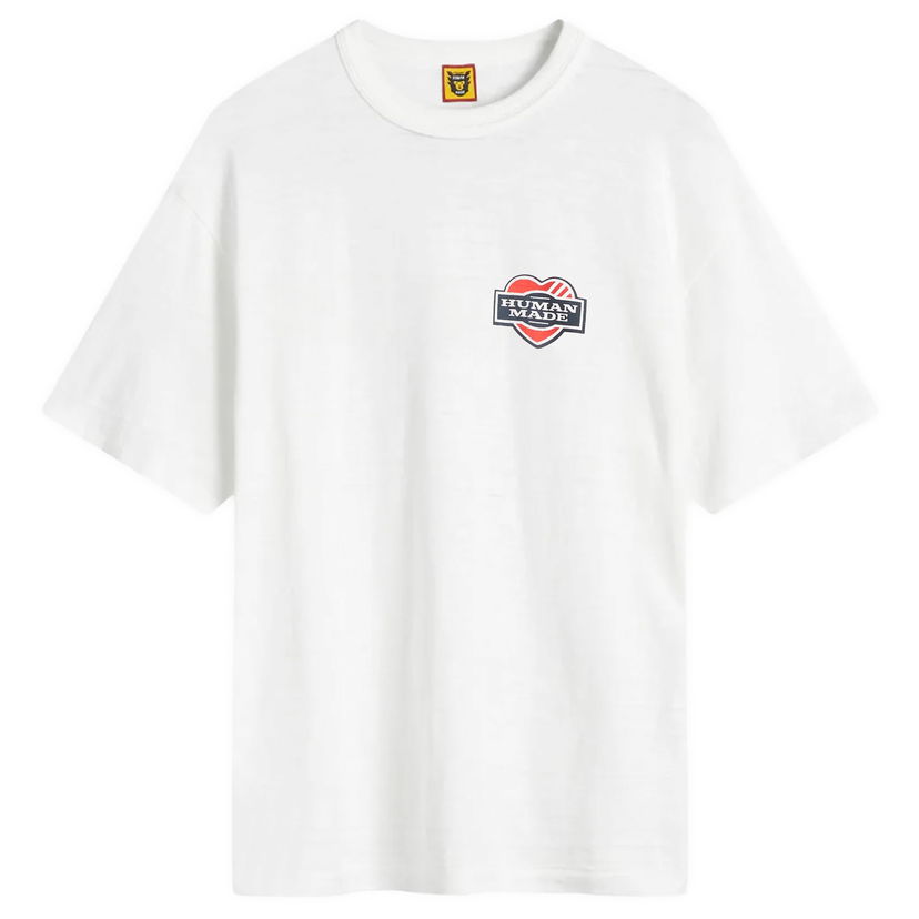 Тениска Human Made Human Made Heart Stamp T-Shirt, Size Large Бяло | HM30TE012-WHT