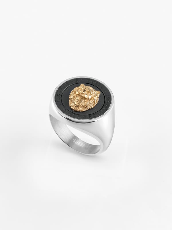 Пръстен GUESS “Lion King” Ring Металик | JUMR01315JW, 0