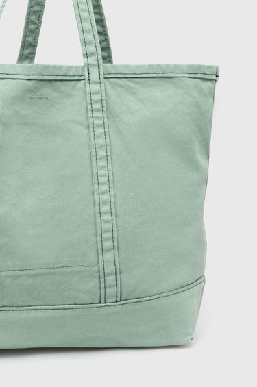 Голяма пазарска чанта Human Made Garment Dyed Tote Bag Зелено | HM27GD037, 2