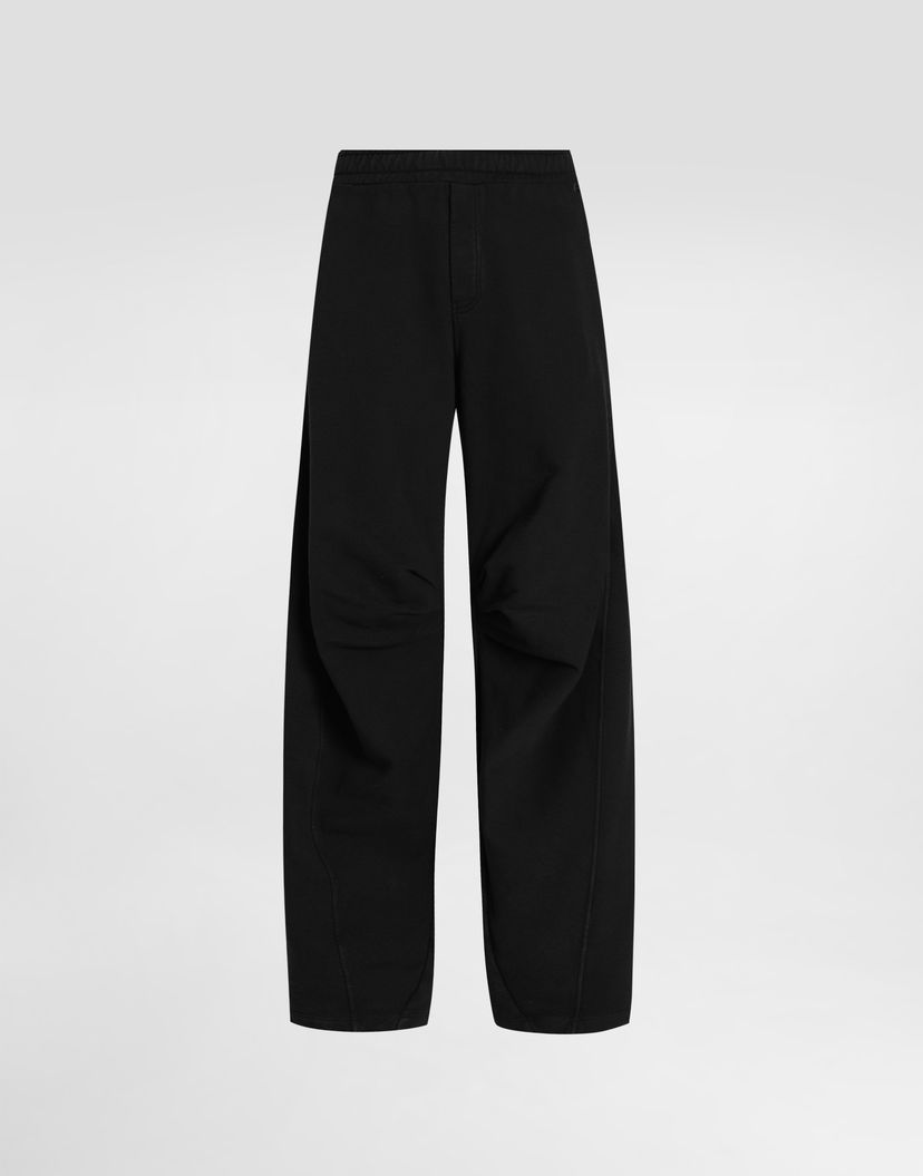 Панталони Dolce & Gabbana Dolce & Gabbana Cotton Sculpted Trousers Черно | GP17PTG7PLJN0000
