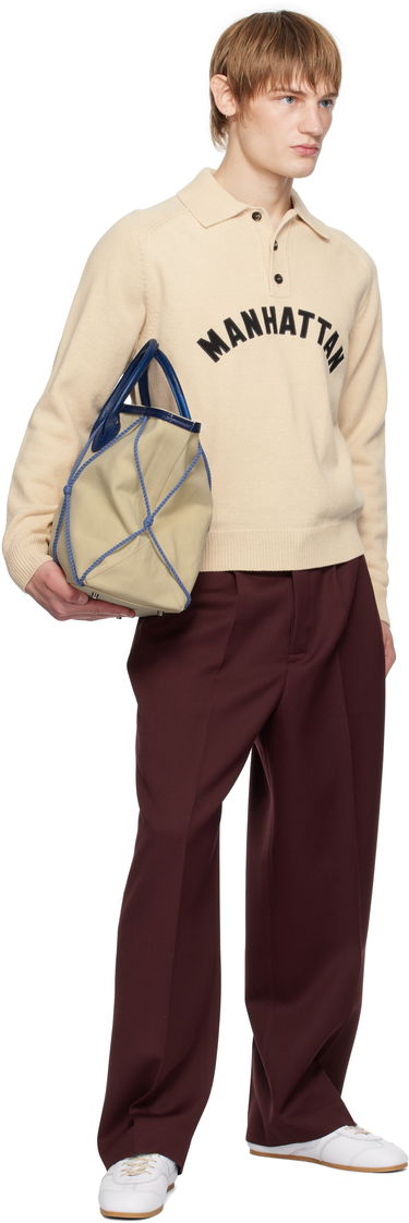Голяма пазарска чанта Bode Bode Sea Rig Tote Bag Бежово | MRF24AC035, 3