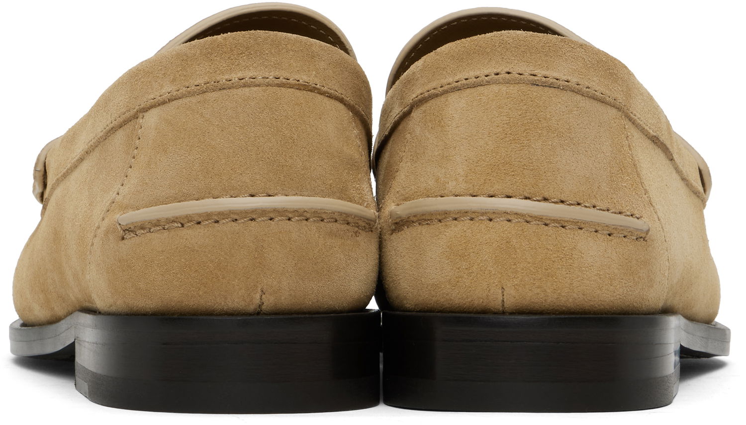 Грижа за обувките Versace Versace Giuliano Suede Loafers Бежово | 1013592_1A13357, 1