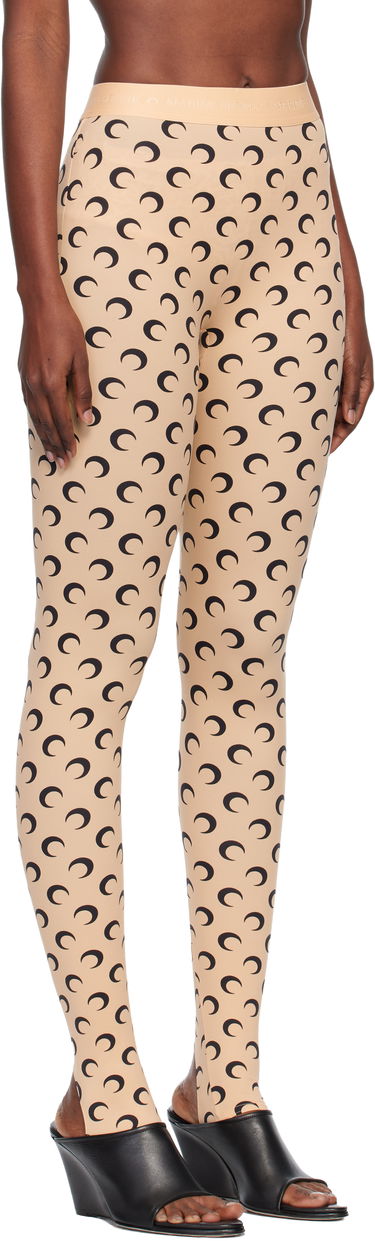 Клинове Marine Serre Stirrup Leggings with Moon Print Червено | WPA111A CJER0001, 1