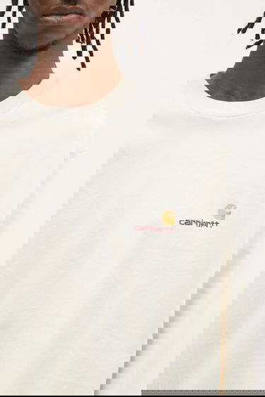 Тениска Carhartt WIP Carhartt WIP Long Sleeve T-Shirt with Logo Бежово | I029955.NATURAL, 3