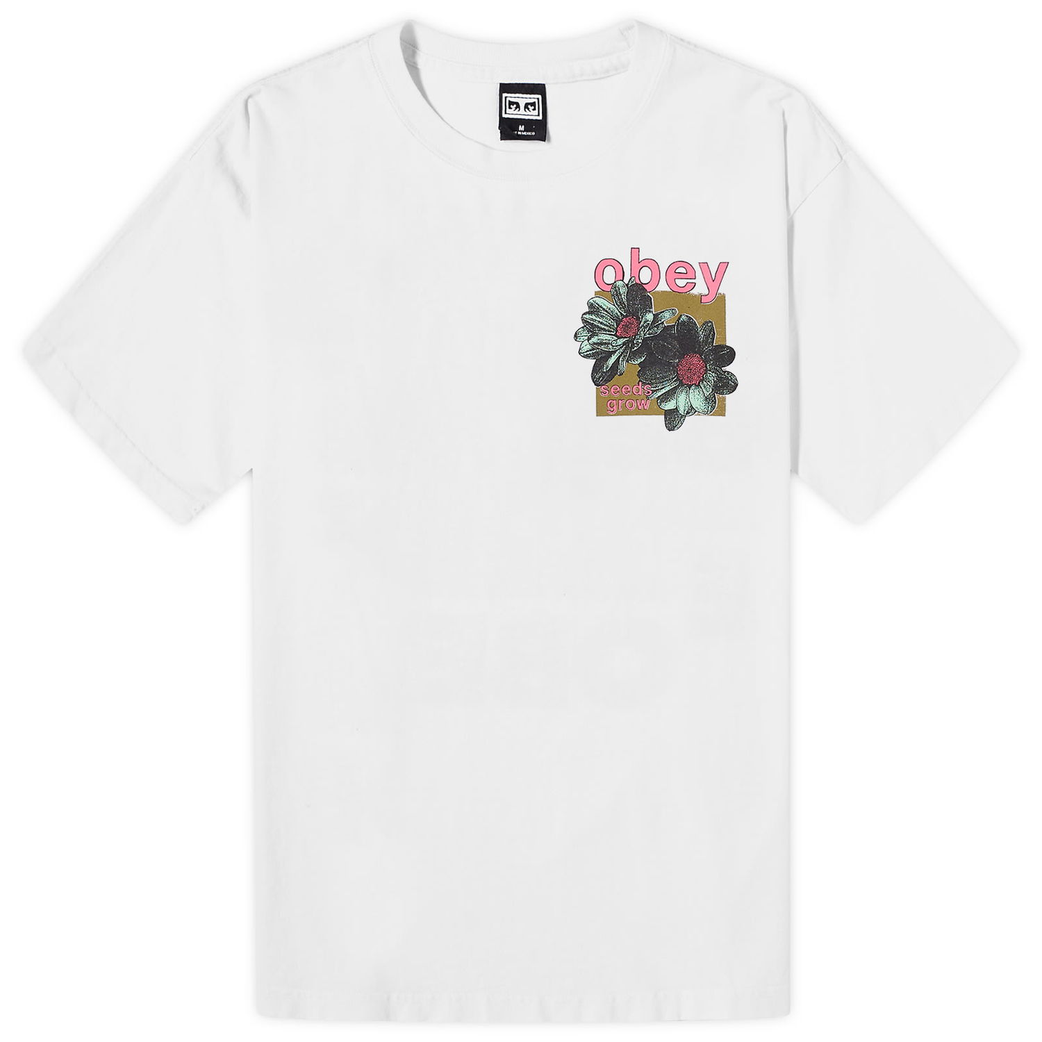Тениска OBEY Seeds Grow Сиво | 166913705-WHT, 0
