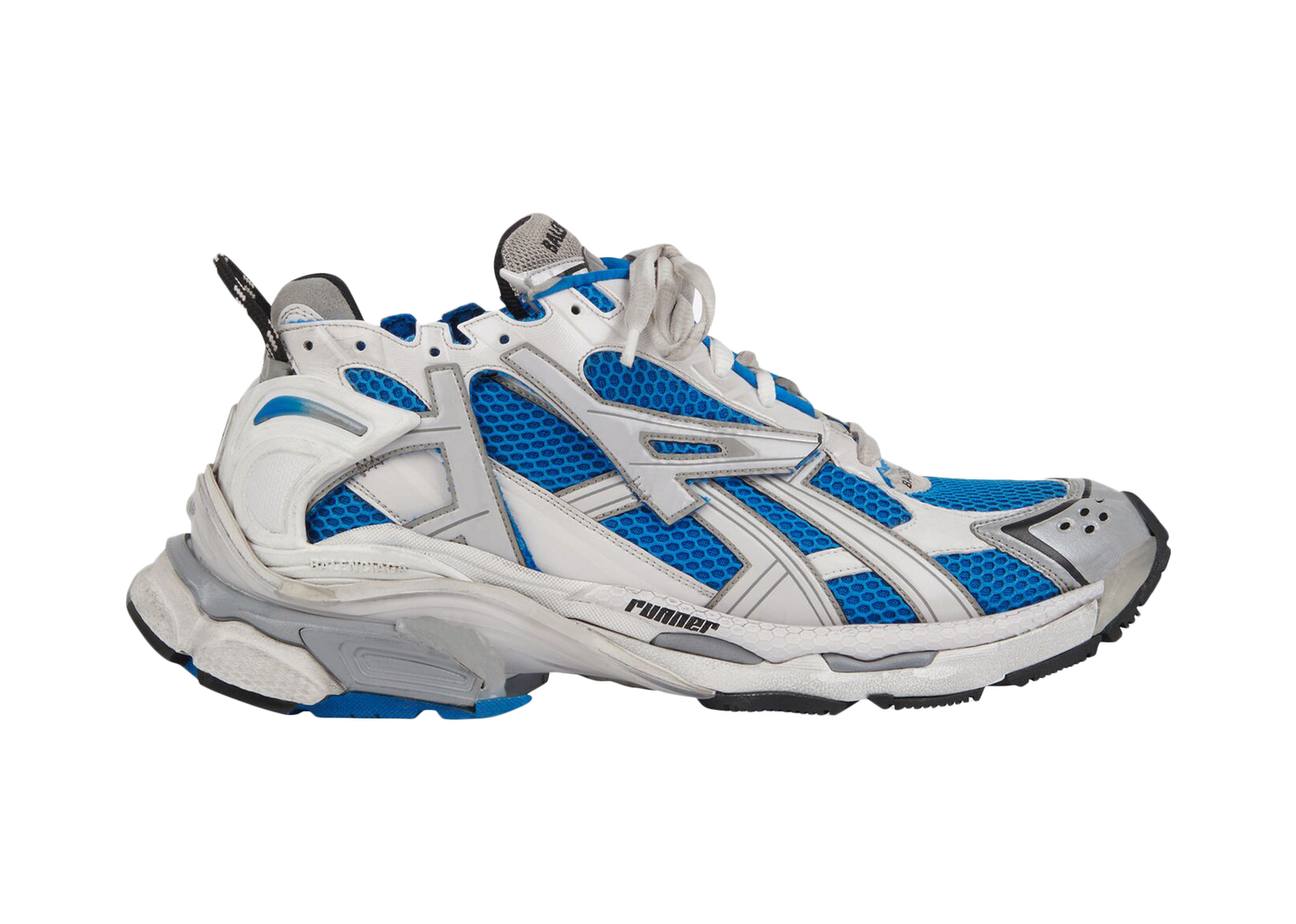 Кецове и обувки Balenciaga Runner Blue White W Синьо | 677402W3RB34912, 0