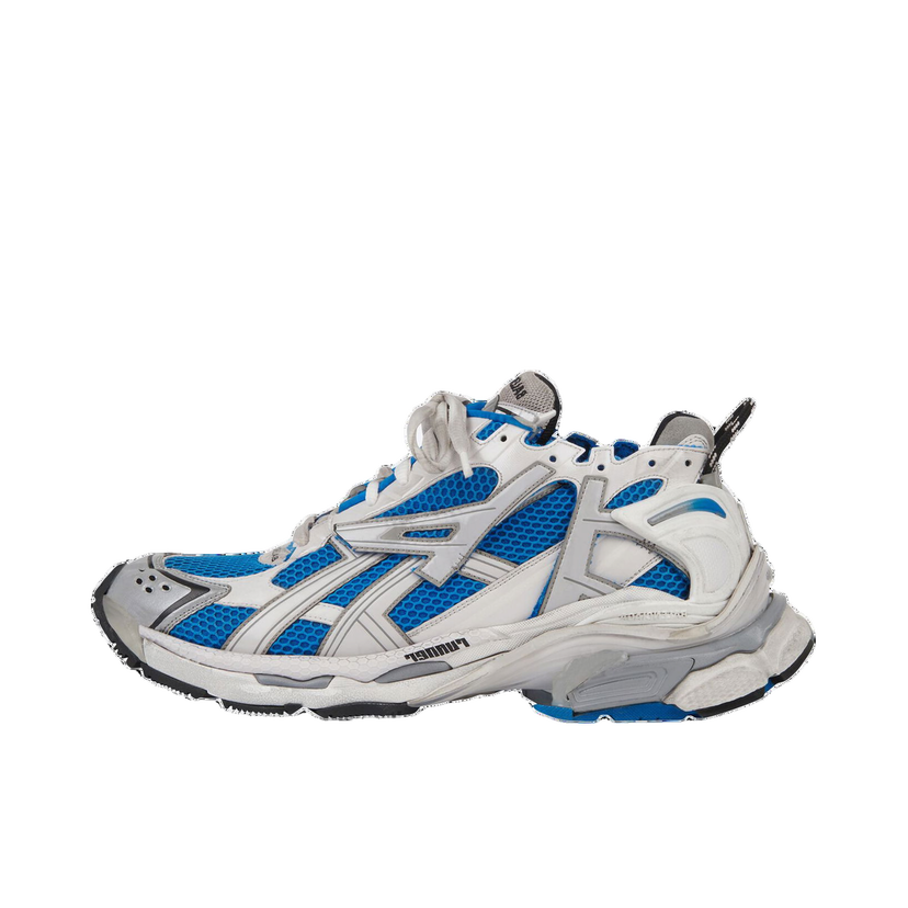 Кецове и обувки Balenciaga Runner Blue White W Синьо | 677402W3RB34912