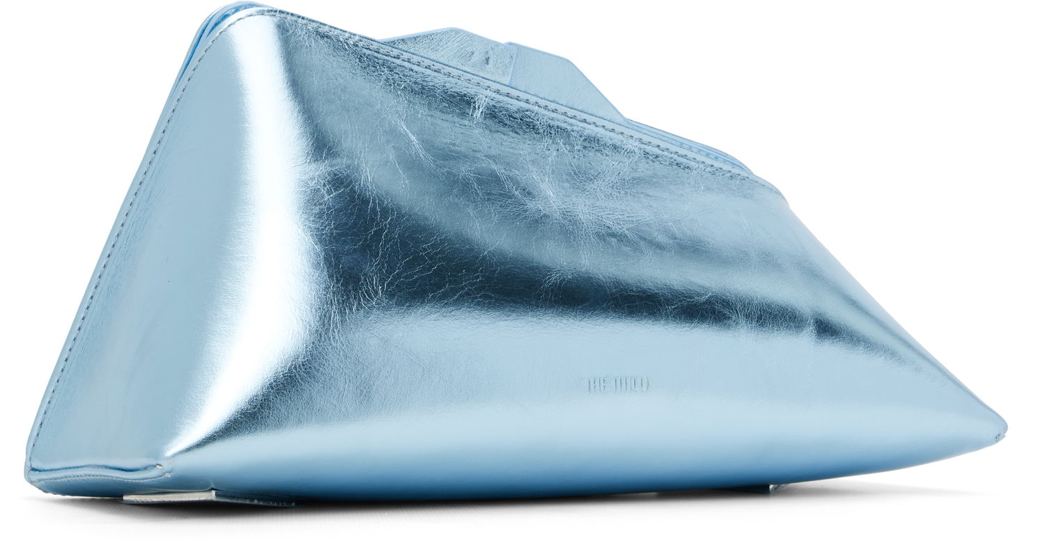 Дамска чанта The Attico Triangular Metallic '8.30 PM' Oversized Clutch Металик | 260WAH00001 LBT070AA, 1