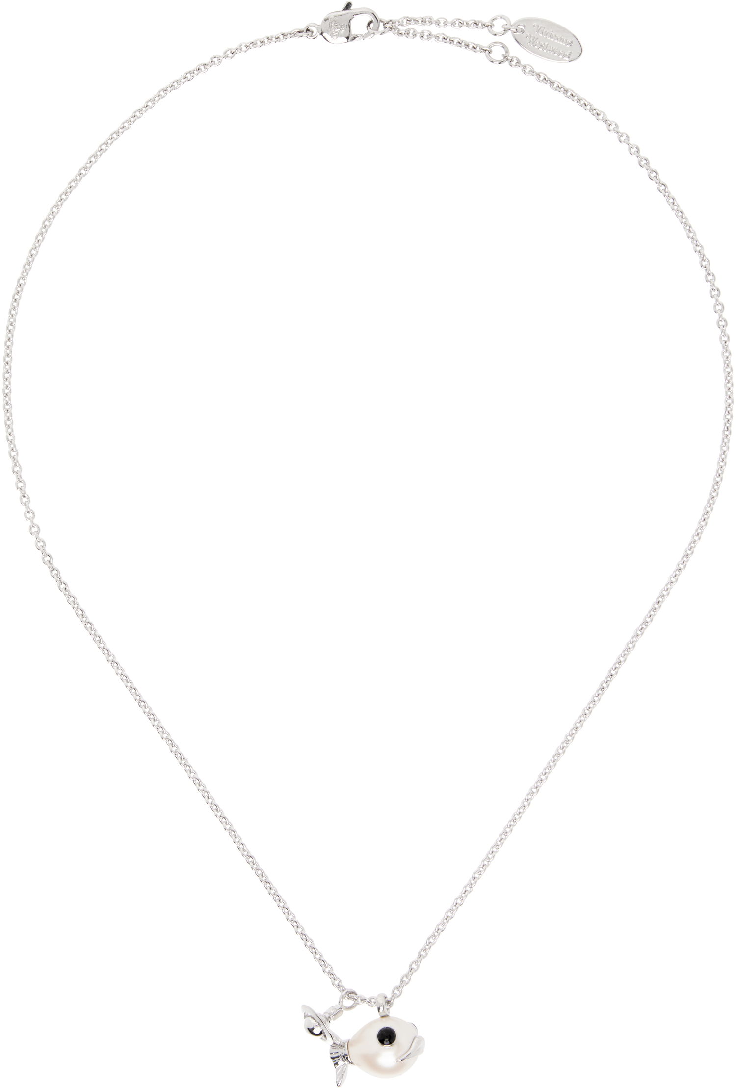 Колие Vivienne Westwood Vivienne Westwood Luzie Pearl Pendant Necklace Металик | 630203FK-02P601-, 0