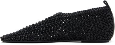 Облекло TOTEME TOTEME Woven Leather Ballerina Flats Черно | 252-WAS2358-LE0134, 2