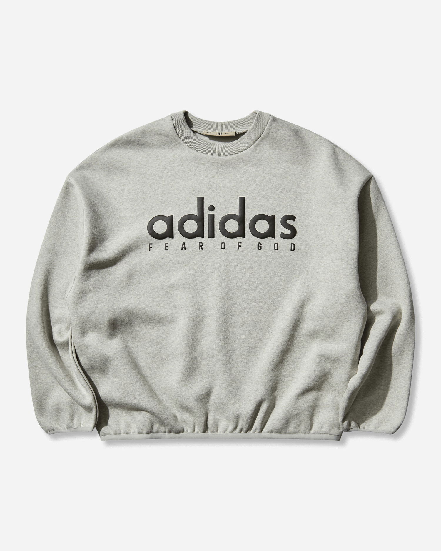 Суитчър adidas Originals Fear of God Athletics Fleece Crewneck Sweatshirt Сиво | JZ7369, 0