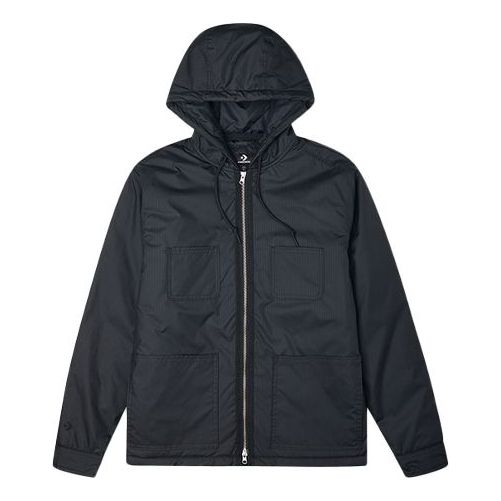 Яке Converse Cargo Hooded Jacket Черно | 10021637-A01