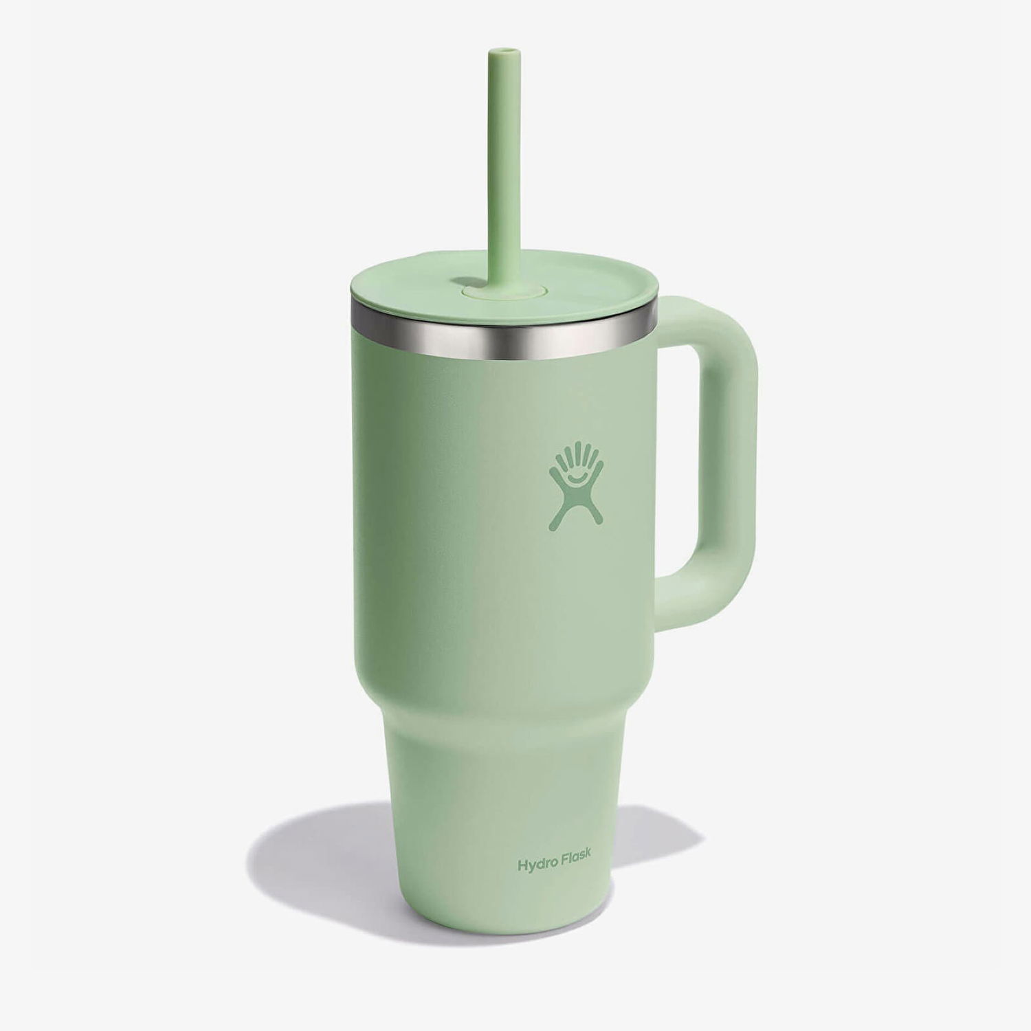 Бутилки за пиене Hydro Flask 946ml Travel Tumbler with Handle and Straw Universal Зелено | TT32PSC338, 1