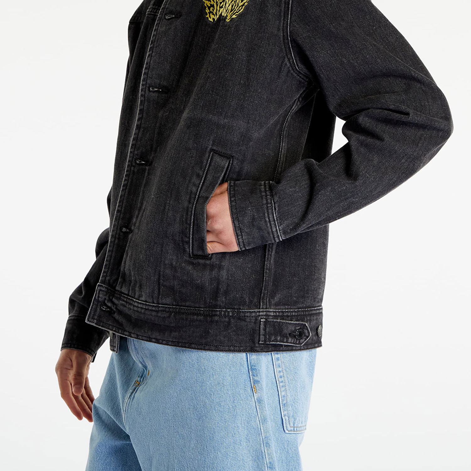 Яке RIPNDIP RIPNLIT Denim Jacket Черно | RND9901, 1