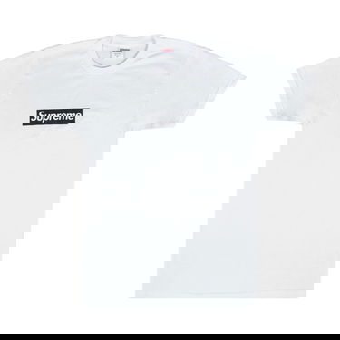 Тениска Supreme Paris Box Logo Бяло | SS16T35 WHITE, 1