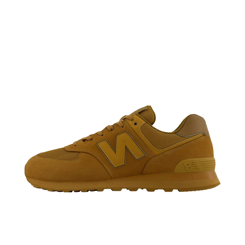 Кецове и обувки New Balance 574 Mono Wheat Workwear Кафяво | ML574FH2